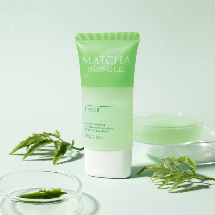 LAIKOU Matcha Exfoliating Peeling Gel Facial Scrub Moisturizing Nourishing Repair Scrubs Face Cream Beauty Skin Care Khamik Shop Online