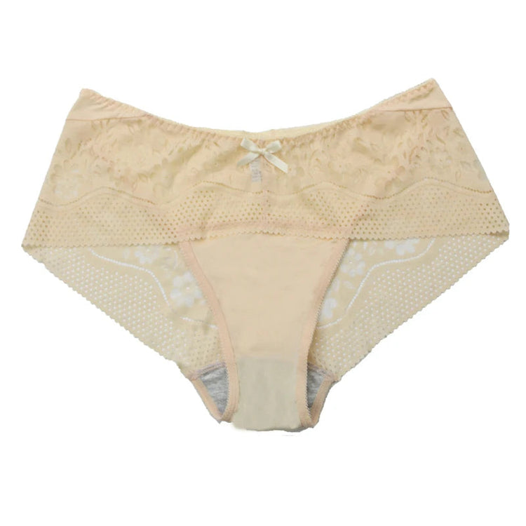 DaiNaFang New Plus Size Underwear Women Sexy Transparent Lace Modal Cotton Panties High Waist Large Lingerie Khamik Shop Online