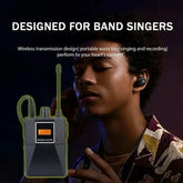 Professional Grade Stage Wireless In Ear Monitoring System With UHF mono mono Frequency,For Stage/Band/Drummer/Small Concert ﻿ Khamik Shop Online