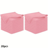 1-50Pcs Light Pink Microfiber Kitchen Towels Super Absorbent Soft Durable Cleaning Cloths Glass Countertops Pans Bowls Faucets Khamik Shop Online