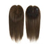 6 Colors Available Human Hair Topper Wig 4x4.5 Lace Frontal 12 Inch Hand-Tied 4 Clips 48H Ship 