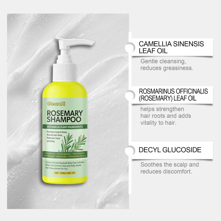Rosemary Shampoo Set - Gentle and skin-friendly, cleanses scalp and roots, smooths ends, and leaves hair voluminous and silky Khamik Shop Online