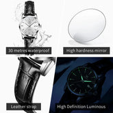 OLEVS 6898 Women Watch Original Quartz Watches Waterproof Luminous Date Watch Bracelet Set Ladies&