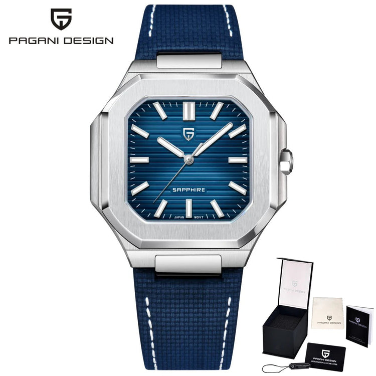 PAGANI DESIGN Fashion Square Business Quartz Men&
