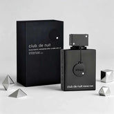Armaf Club de Nuit Intense Man EDT Perfume For Men Crisp Bergamot Citrus Pine Woody Smoky Aroma Long Lasting Matte Black Square Bottle With Diamond-studded Cap Night Party Dating Present Khamik Shop Online