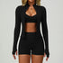 2-3PCS Yoga Suit Women Tracksuit Sports Bra High Waist Leggings Shorts Outfit Gym Set Fitness Push Up Workout Clothes Sportswear Khamik Shop Online