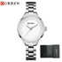 CURREN New Simple Women Bracelet Wrist Watches Light Extravagant Girls Fashion Geneva Quartz Clock Female Luxury Wristwatch 2017 Khamik Shop Online