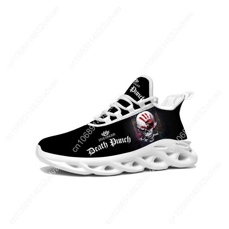 Five Finger Death Punch Sports Sneakers Mans Womans Running Shoes Sneaker Lace Up Mesh Footwear Tailor Made Shoe White Khamik Shop Online