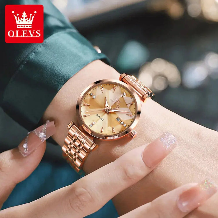 OLEVS brand watch fashion hot selling waterproof women&