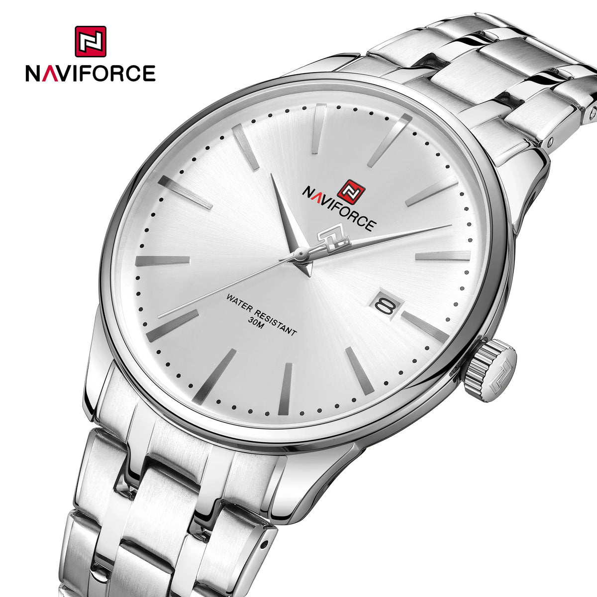 Luxury Men'S Calendar Watches Waterproof Fashion Business Stainless Steel Strap Quartz Wristwatches Relogio Masculino