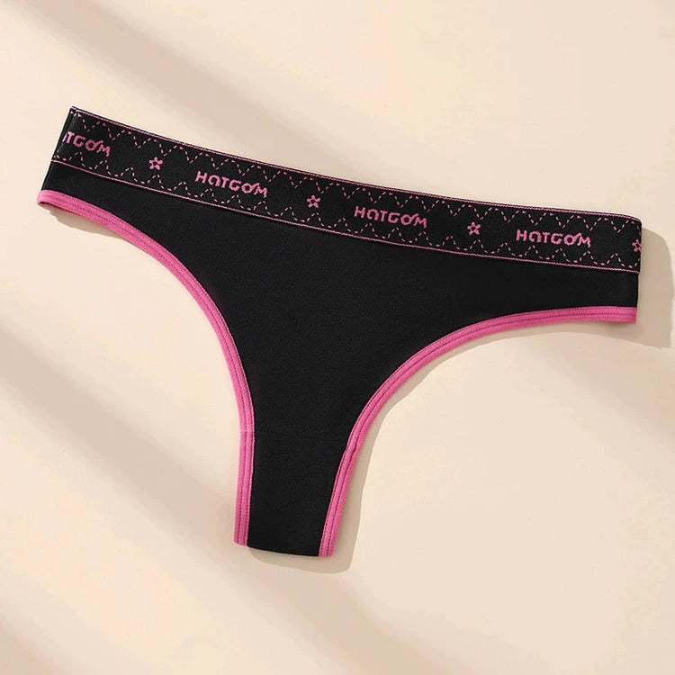 6Pcs/Set Women Thongs Low Waist Sexy Underwear Soft Panties Girls Briefs Cotton G-String Breathable Ladies Panty Female Lingerie Khamik Shop Online