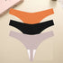 3PCS/SET Sexy G-String Underwear Female T-back Intimates Lingerie Seamless Low Waist Underpants 10 Color Lady Bikini Panty XS-XL Khamik Shop Online