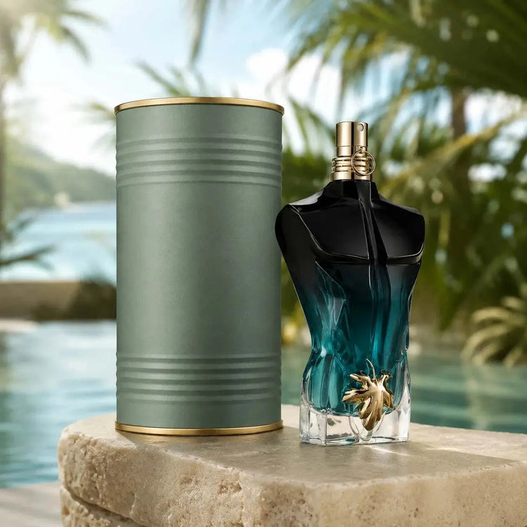 Premium Luxury Black Blue Torso Men Perfume 100ml 3.4oz CologneSpray Fresh Aquatic Scent Masculine LongLasting Metal Tin Gift Box Khamik Shop Online