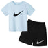 Summer Brand White T-shirt+Shorts Two-piece Set Kids New Clothing Fashion Letter Boy Girl3-13Yrs Sports Short-sleeved Casual Set Khamik Shop Online