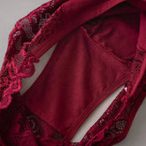 3PCS/Set Luxury Floral Embroidery Lace Panties Women Briefs Sexy Hollow Lingerie Female Underwear Ladies Breathable Underpants Khamik Shop Online
