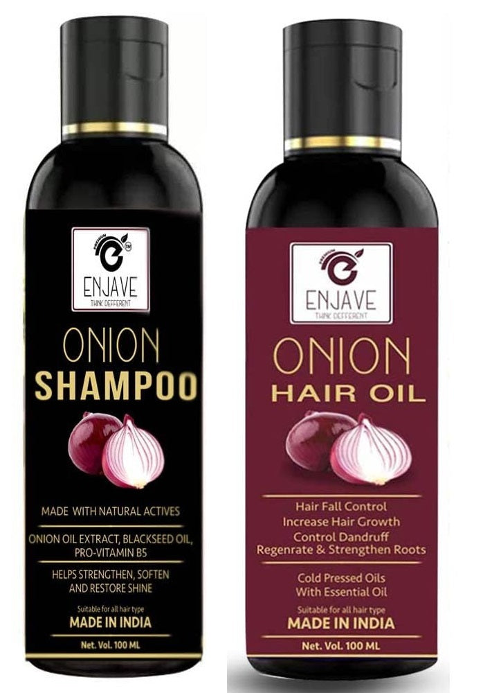 Onion Hair Oil & Onion Shampoo Viridian Castor