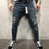 Men Jeans Skinny Ripped Stretch Elastic Denim JEAN GREY 28 Apricot Perseus