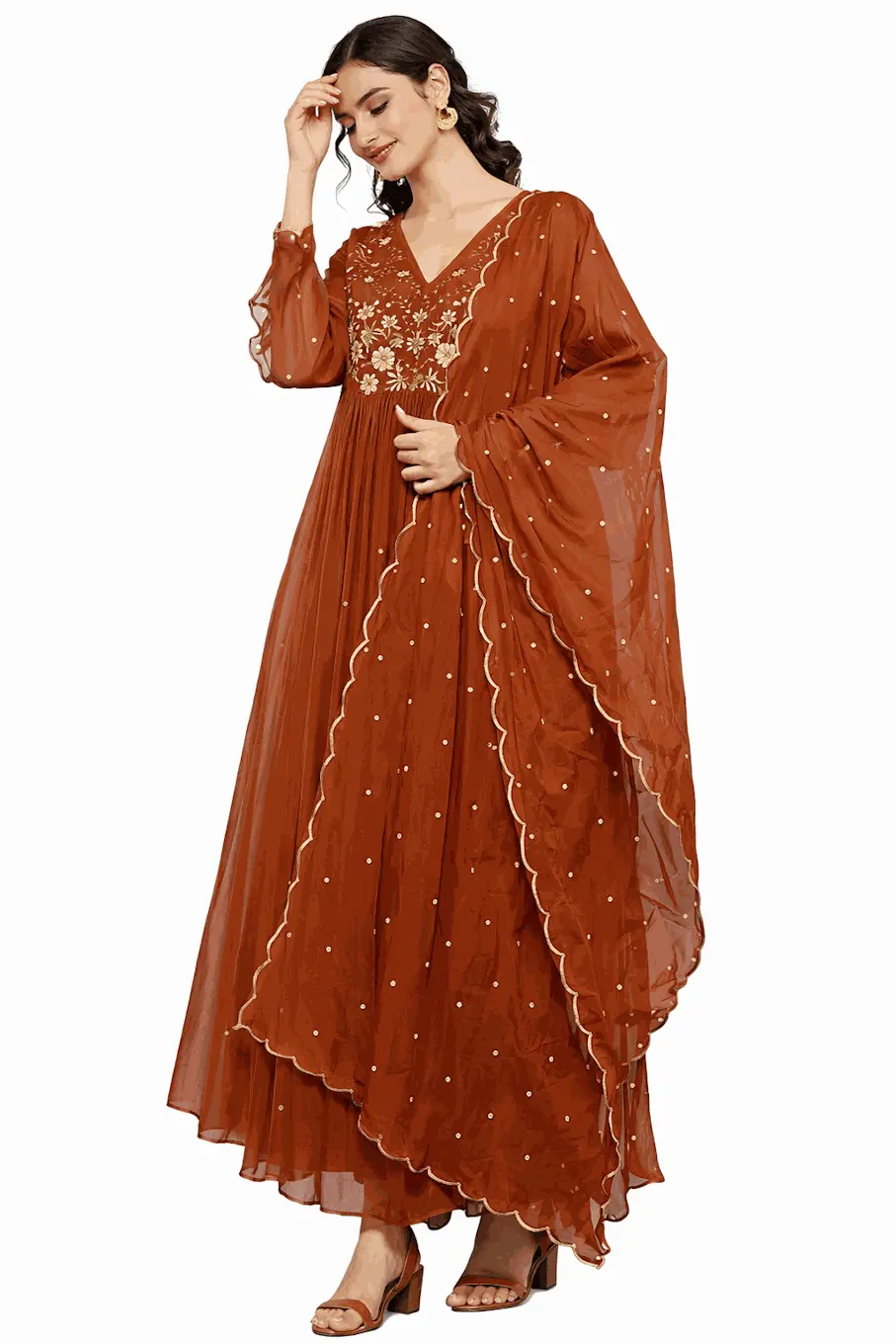 Floral Print Ethnic Wear Set Byzantium Eurybia