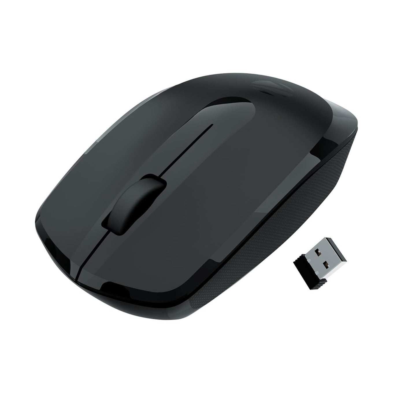 Souris sans fil ergonomique noire 3200 DPI pour précision et confort