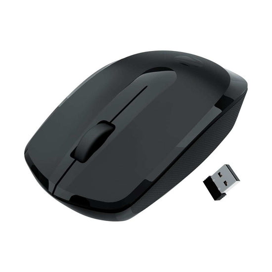 Souris sans fil ergonomique noire 3200 DPI pour précision et confort