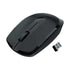 Souris sans fil ergonomique noire 3200 DPI pour précision et confort