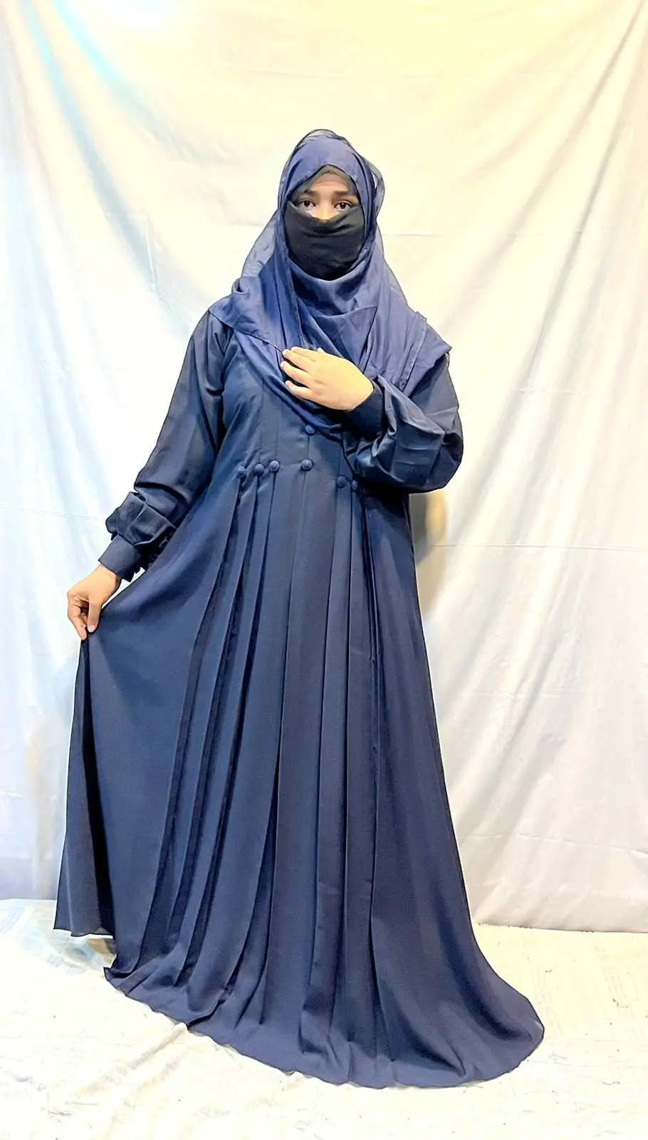  Muslim Dress For Women With Hijab, Abaya, Instant Prayer Clothes Set, Champagne Hercules