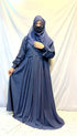  Muslim Dress For Women With Hijab, Abaya, Instant Prayer Clothes Set, Champagne Hercules