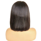 Straight Bob Human Hair Wigs with Bangs for Black Women Brazilian Full Cerise Alfie