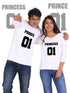 Prince and Princess Couple Full Sleeves White Scorpius