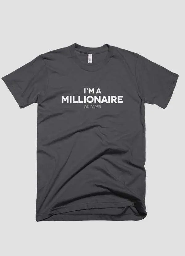 I m a millionaire on paper T-shirt Scorpius