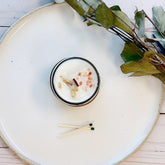 Space Clearing Candle/ Intention Candle / Organic Soy Candle / Candle White Smokey