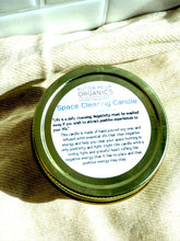 Space Clearing Candle/ Intention Candle / Organic Soy Candle / Candle White Smokey