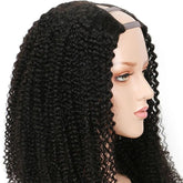 U Part Wig Kinky Curly Human Hair Wigs For Black Women Brazilian Remy Cerise Alfie