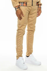 Checkered Detail Track Pant Lime Milo