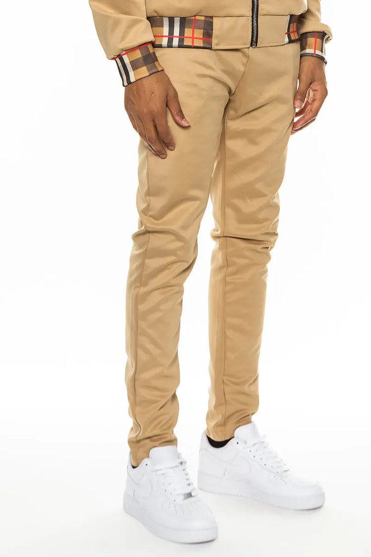 Checkered Detail Track Pant Lime Milo