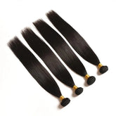 BeuMax 10A Grade 3/4 Straight Hair bundles with 13x4 Frontal Cerise Alfie