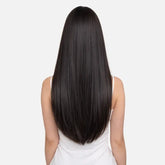 Natural Black (1B) Halo Hair Extensions (100g-120g) Ivory Blackhaw