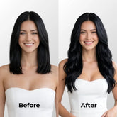 Jet Black (1) Genius Weft Hair Extensions (50g - 100g) Ivory Blackhaw