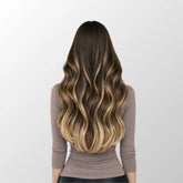Caramel Blonde Balayage (1A/1A+3Q+9C) I-Tip Hair Extensions (50g-100g) Ivory Blackhaw
