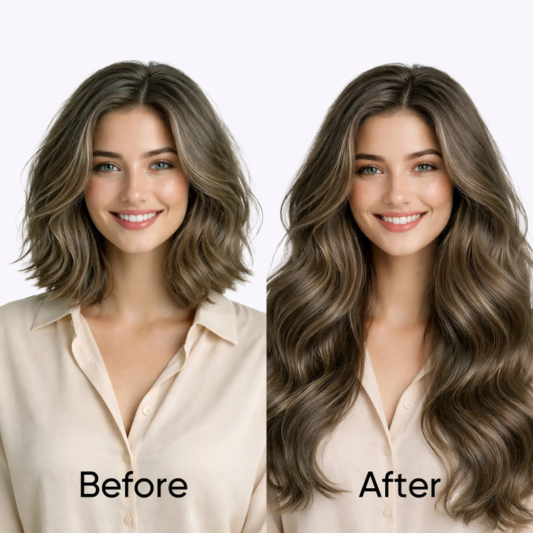Caramel Blonde Balayage (1A/1A+3Q+9C) Mini Tape In Hair Extensions Ivory Blackhaw