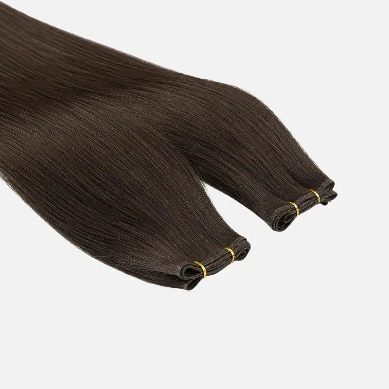 Chocolate Brown (2Q) Genius Weft Hair Extensions (50g - 100g) Ivory Blackhaw