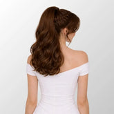Dark Brown (2) Ponytail Hair Extensions (100g-120g) Ivory Blackhaw