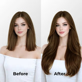 Dark Brown Balayage (2/2+6) Butterfly Weft Hair Extensions (100g-150g) Ivory Blackhaw