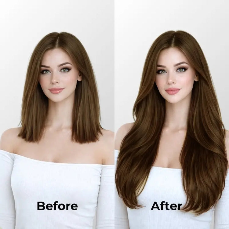 Dark Brown Balayage (2/2+6) Butterfly Weft Hair Extensions (100g-150g) Ivory Blackhaw