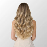 Golden Blonde Highlights (60C+6.2) Classic Clip-In Hair Extensions Ivory Blackhaw
