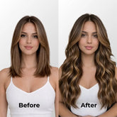 Honey Blonde Balayage (1A/1A+4Q) Genius Weft Hair Extensions (50g - Ivory Blackhaw