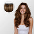 Honey Blonde Balayage (1A/1A+4Q) Halo Hair Extensions (75g-120g) Ivory Blackhaw