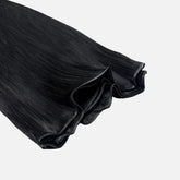 Jet Black (1) Genius Weft Hair Extensions (50g - 100g) Ivory Blackhaw