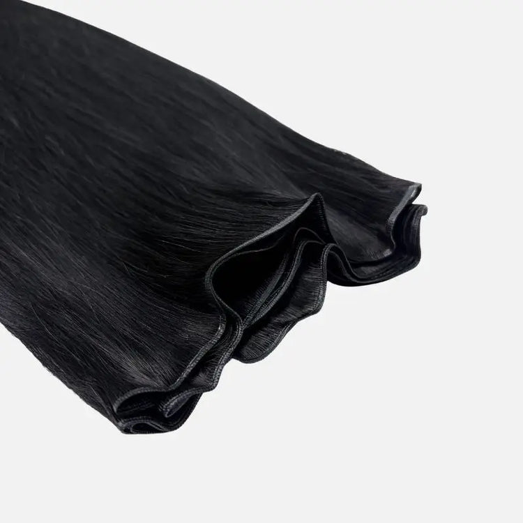 Jet Black (1) Genius Weft Hair Extensions (50g - 100g) Ivory Blackhaw