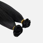Jet Black (1) Genius Weft Hair Extensions (50g - 100g) Ivory Blackhaw